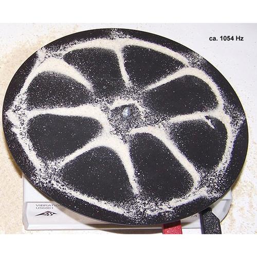 Accessories Chladni Plate, circular -
for the Vibration Generator, 1000705 [U56005], Mechanical Waves