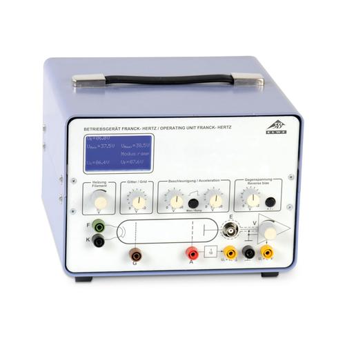 Mess- / Steuereinheit – Franck-Hertz-Experiment
(230 V, 50/60 Hz), 1012819 [U8482530-230], Elektronenröhren – Typ D