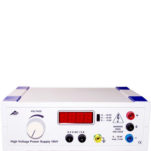 High-Voltage Power Supply,
0 – 10 kV, max. 2 mA, 1019234 [U8557480-230], Power Supplies