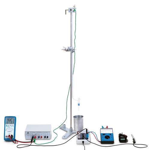 Лабораторная установка "Заряженные капли воды" (основной набор), 8000606 [UE3020100-230], Перенос зарядов и электрический ток