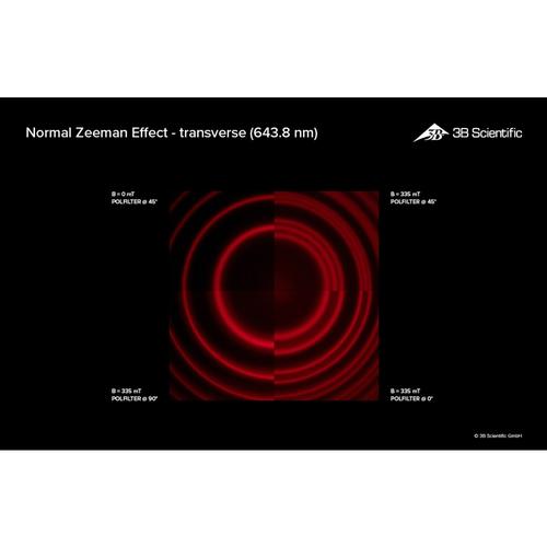 Experiment: Anomaler + Normaler Zeeman Effekt, Hyperfeinstruktur, Fabry-Pérot-Interferometer, Bohrsches Magneton (115V, 50/60 Hz), 8001131 [UE5020800-115], Einführende Experimente zur Atomphysik