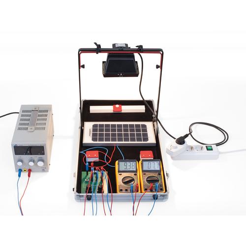 Experiência: Instalações fotovoltaicas (115 V, 50/60 Hz), 8000777 [UE8020100-115], Fotovoltaicos