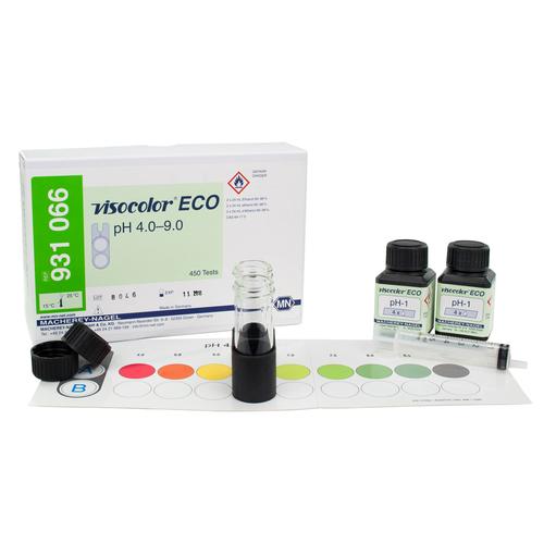 VISOCOLOR® ECO Test pH 4.0 - 9.0, 1021132 [W12866], pH ölçümü