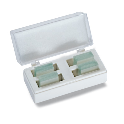 Lamínulas de vidro de silicato de boro, não polidas, 1005081 [W16157], Caixa para lâminas