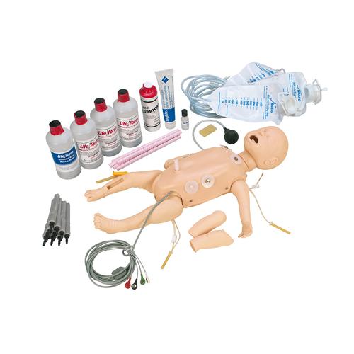 ECG Simülatörü ile Deluxe Infant Crisis™ Mankeni, 1018146 [W44090], Çocuk ALS