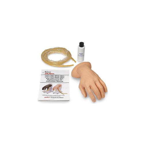 Advanced IV Hand Replacement Skin and Veins - White, 1005667 [W44154], Injections and Punctures