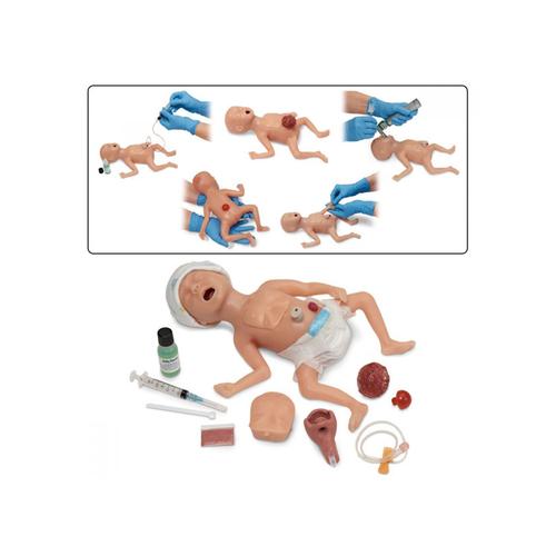 Simulateur Micro-Preemie en blanc, W44754, Les soins aux patients nouveau-nés
