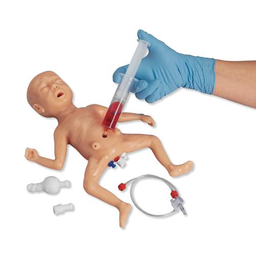 Simulateur Micro-Preemie en blanc, W44754, Réanimation ALS nourrisson