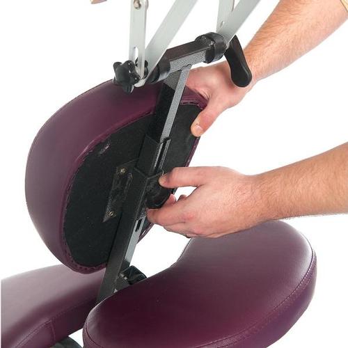 Chaise de massage, modèle de base - bordeaux, 1018647 [W60606BU], Chaises de massage