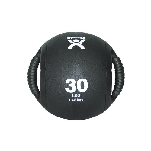 Médecine-ball CanDo® poignée double - noire 13,6 kg | Alternative aux haltères, 1015470 [W67565], Ballons d'exercices