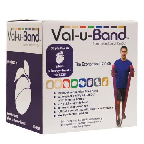 Val-u-Band - 45 m - plum | Alternative aux haltères, 1018034 [W72030], Bandes élastiques