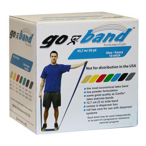 CanDo Go-band, blue 50yard | Alternative to dumbbells, 1018057 [W72053], Exercise Bands