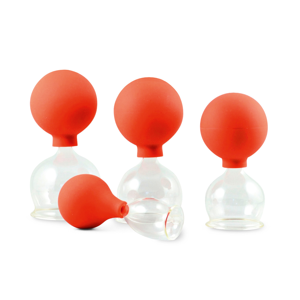 Massage Glass Cupping Set W Suction Bulb 40 60 Mmset Of 3 Pcs 1017757 Cupping Glasses