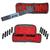 The Adjustable Cuff wrist weight - 4 lb (20 x 0.2 lb inserts), red, 2x | Alternative to dumbbells, 1021305, Pesos (Small)
