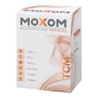 Acupuncture needles with copper handle - MOXOM TCM 100 pcs. (silicone coated) 0.20 x 15 mm , 1022095, акупунктурные иглы MOXOM