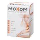 Acupuncture needles with copper handle - MOXOM TCM 100 pcs. (Uncoated) 0,20 x 15 mm, 1022100, акупунктурные иглы MOXOM