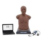 SAM Basic® - Affordable Adult Auscultation Manikin with laptop, dark skin tone, 1023422, Auscultation