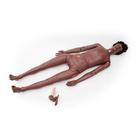 3B Scientific® Patient Care Manikin Basic Dark, 1023317 [P11/1D], Medical Simulators