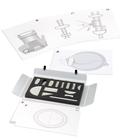 Optics with the Laser Ray Box - Basic Equipment, 1003049 [U17300], Optics on Whiteboard