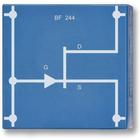 FET Transistor, BF 244, P4W50, 1012978 [U333086], 嵌入式组件系统