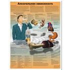 Медицинский плакат "Акогольная зависимость", 1002361 [VR6792L], Las adicciones