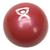Cando Plyometric Weighted Ball, red, 3.3 lbs | Alternative to dumbbells, 1008994 [W40122], Pesos (Small)