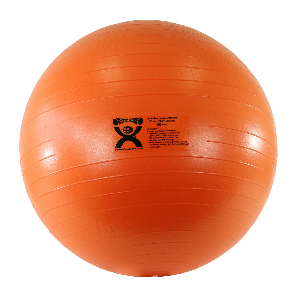 Cando Deluxe Anti-Burst Exercise Ball, orange, 55cm - 1008999