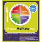 Плакат «MyPlate» с ключевыми
фразами, 1018319 [W44791P], Ожирение и беспорядочное питание