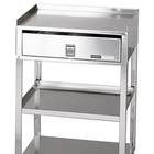 MB-TD Stainless Steel Cart with Drawer, W50660, Carrito