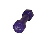 Cando Dumbbell - 2 lbs. Violet, 1015472 [W53639], Therapy and Fitness