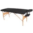 3B Deluxe Portable Massage Table, Black, 1018646 [W60602BK], Acupuntura