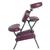 Chaise de massage, modèle de base - bordeaux, 1018647 [W60606BU], Chaises de massage (Small)