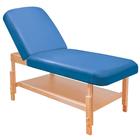 3B Deluxe Stationary Table, Lift Back, Blue, 1018687 [W60637BL], Treatment Tables
