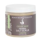 Soothing Touch Salt Scrub, Cedar Sage, 20oz, W67365CS2, Aromateriapia