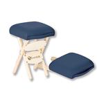 Earthlite Folding Massage Stool, Mystic Blue, W68044MB, Taburetes y sillas